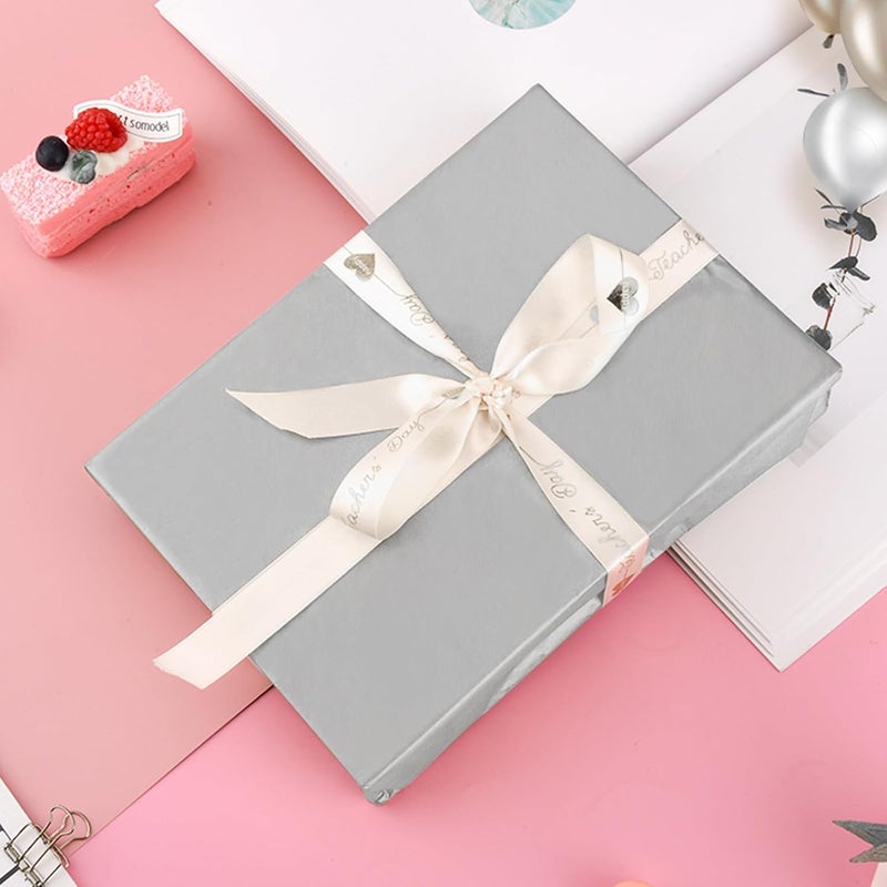 Hlonon Silver Tissue Paper for Gift Bags - 30 Sheets of Silver Wrapping Tissue Paper Bulk Packaging Paper for Weddings Birthday DIY Project Christmas Gift Wrapping Crafts Decor (14 x 20 Inch) - Image 4
